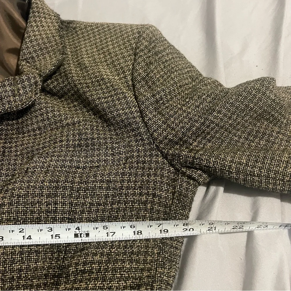 Mappelli De Milano Men 44L Brown Silk Wool Blazer Sport Coat Heavyweight‎ Casual